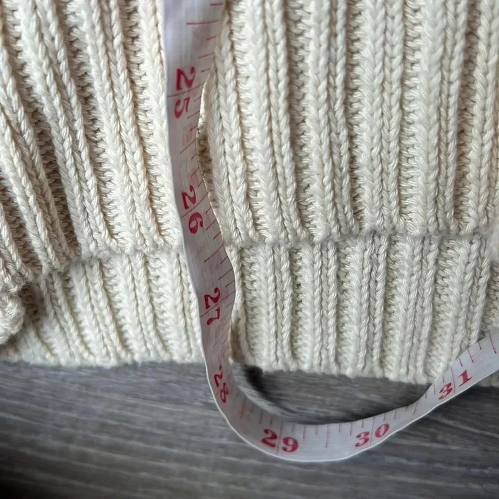 Torn by Ronny Kobo Cream Lace Sweater